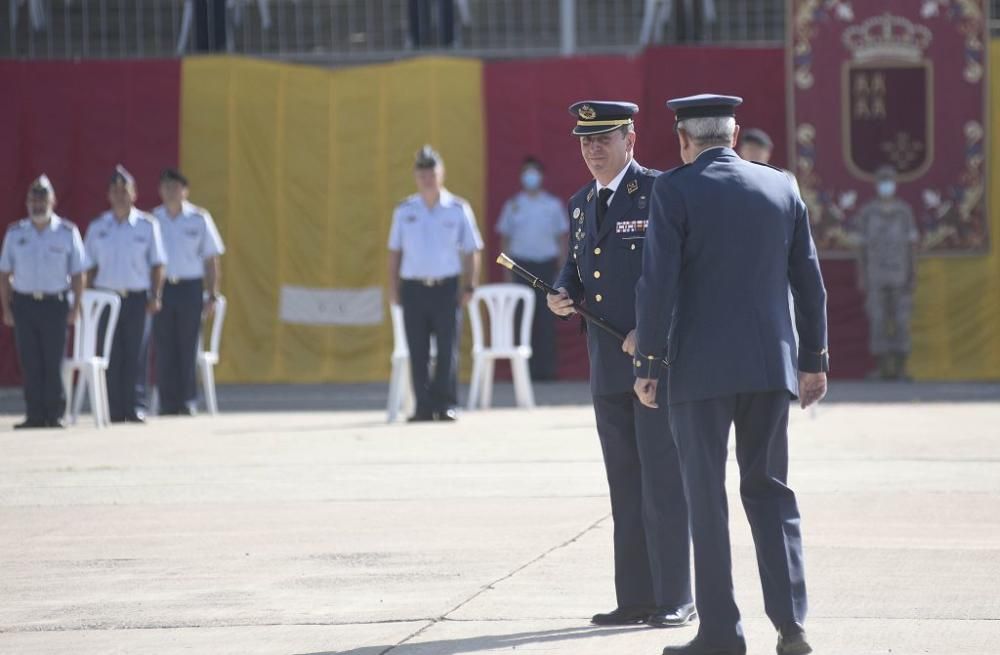 Acto de relevo de mando de la Base Aérea de Alcantarilla