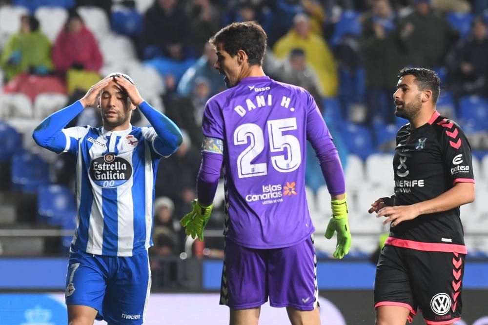 El Dépor no pasa del empate ante el Tenerife