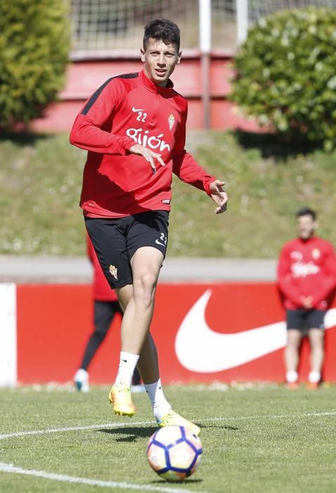 Entrenamiento del Sporting 19/04/2017