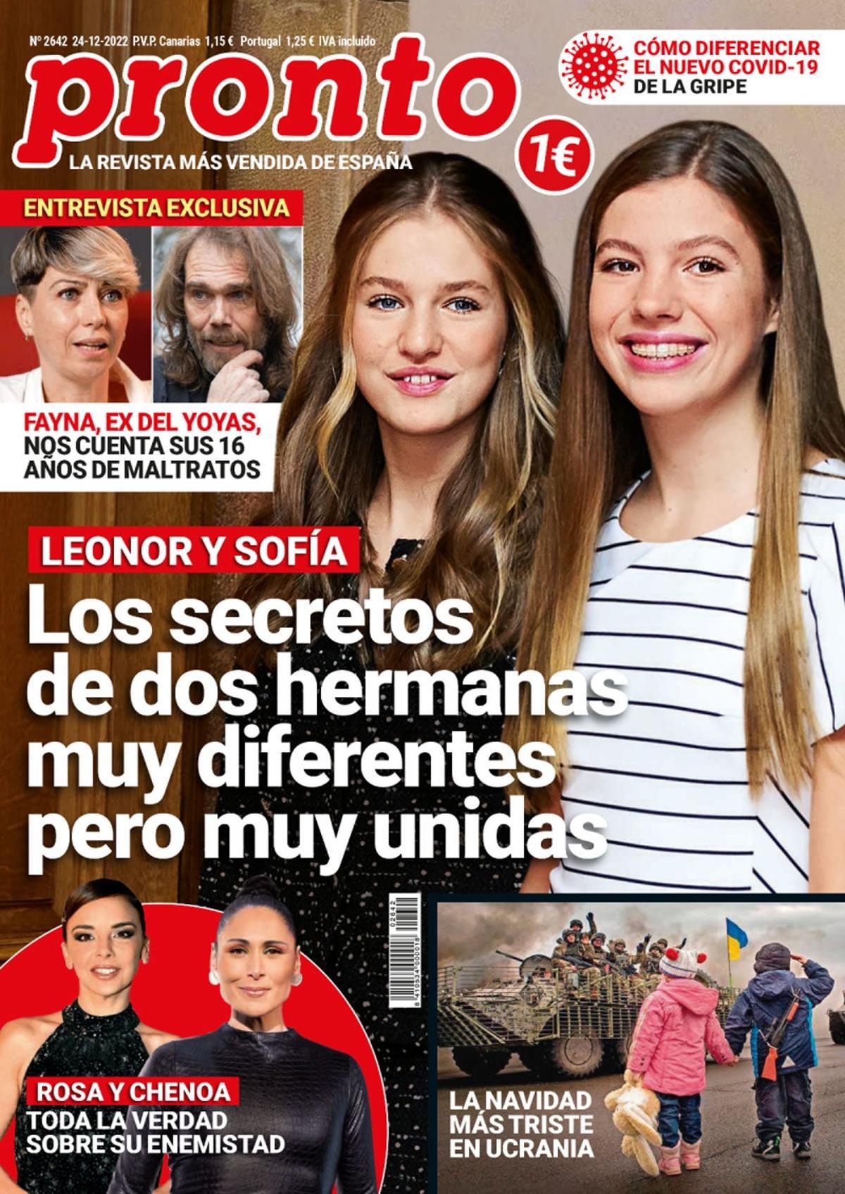 Portada de la revista Pronto del 19 de diciembre de 2022