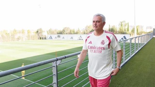 José Mourinho, a la seva tornada a Valdebebas.