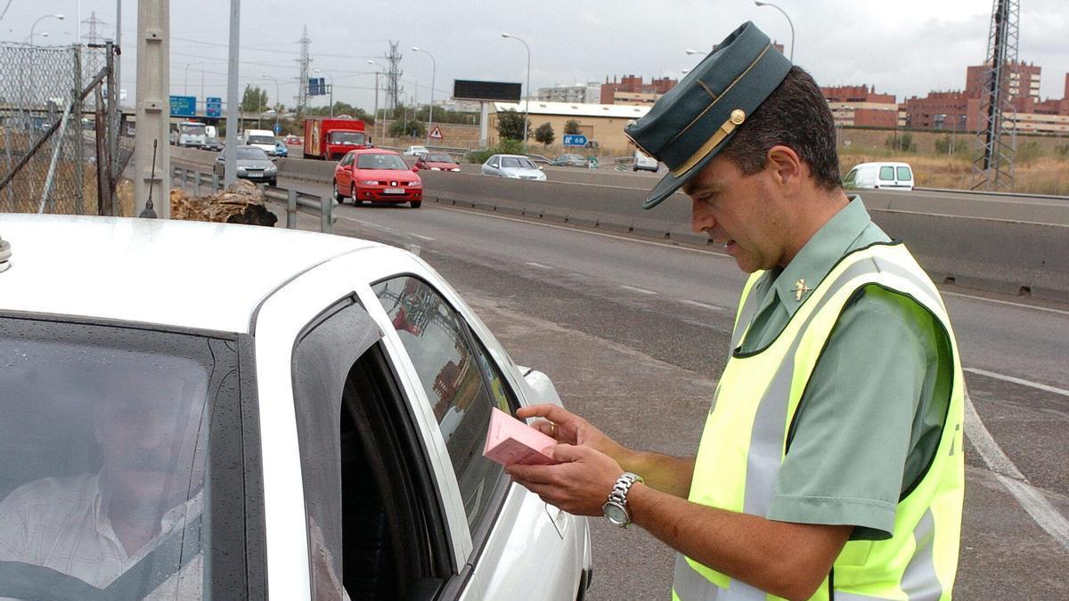 Control de la Guardia Civil.