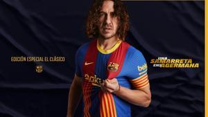 El Barça presenta una samarreta especial amb senyera per al clàssic