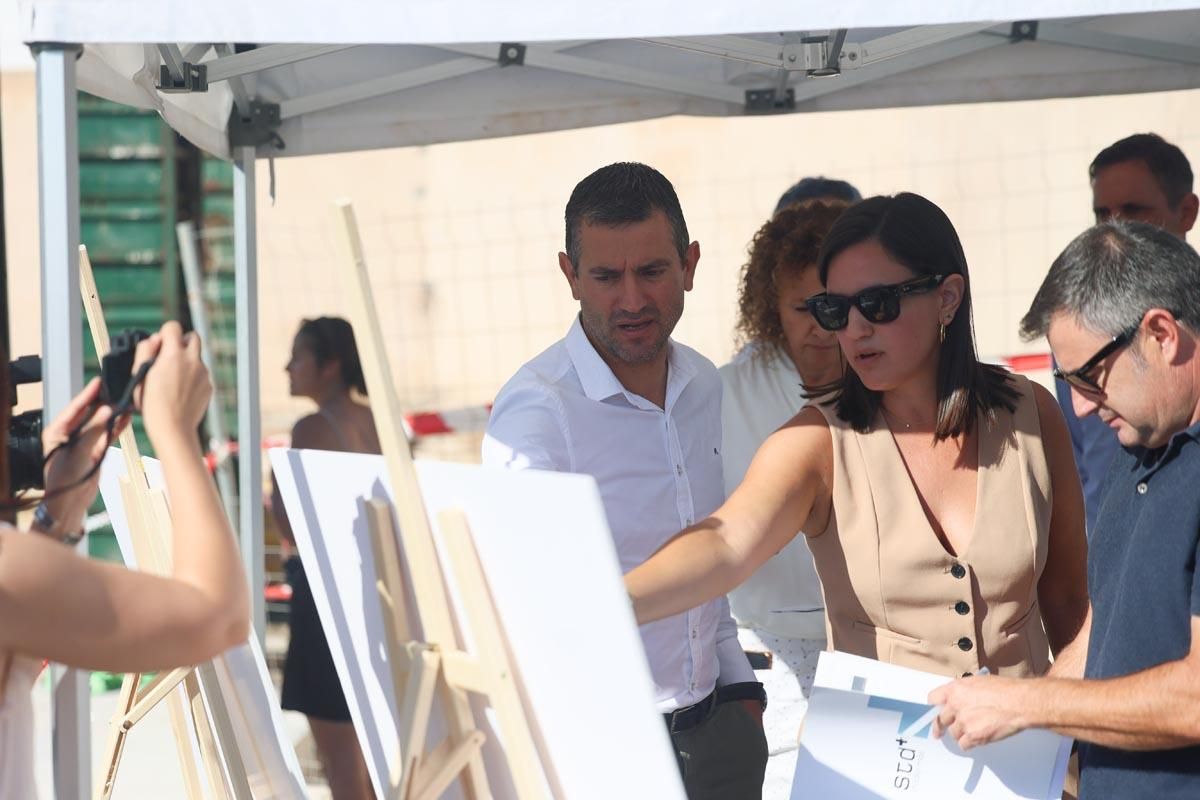 Galería: visita a las obras de la nueva escoleta de Sant Rafel