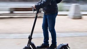 Un patinete eléctrico en una imagen de archivo