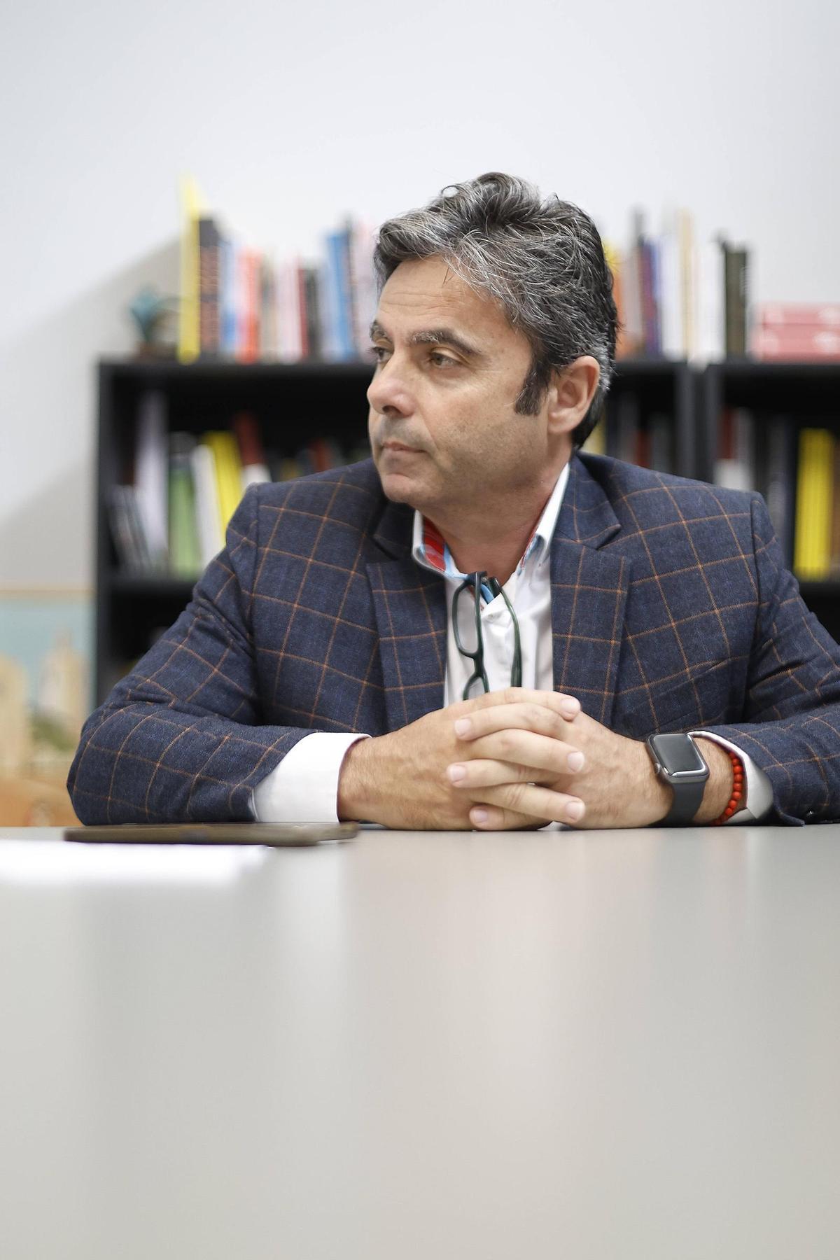 Bernardo Cebolla, consejero de Bouwen Grupo, en las instalaciones de Levante-EMV.
