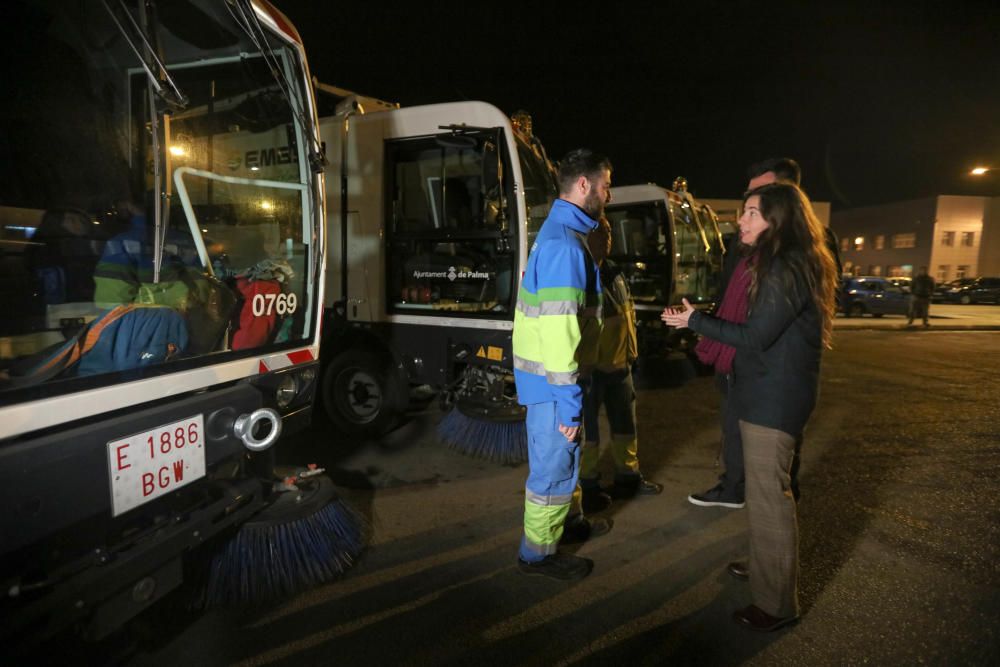 Emaya limpiará a diario todas las calles de 35 barrios de Palma