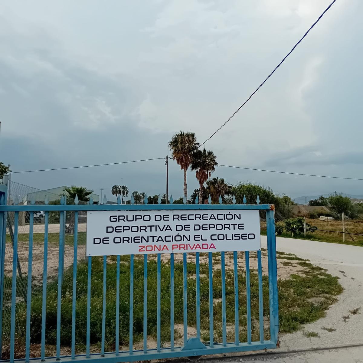 Acceso al box de crossfit, en una imagen de hace unos meses