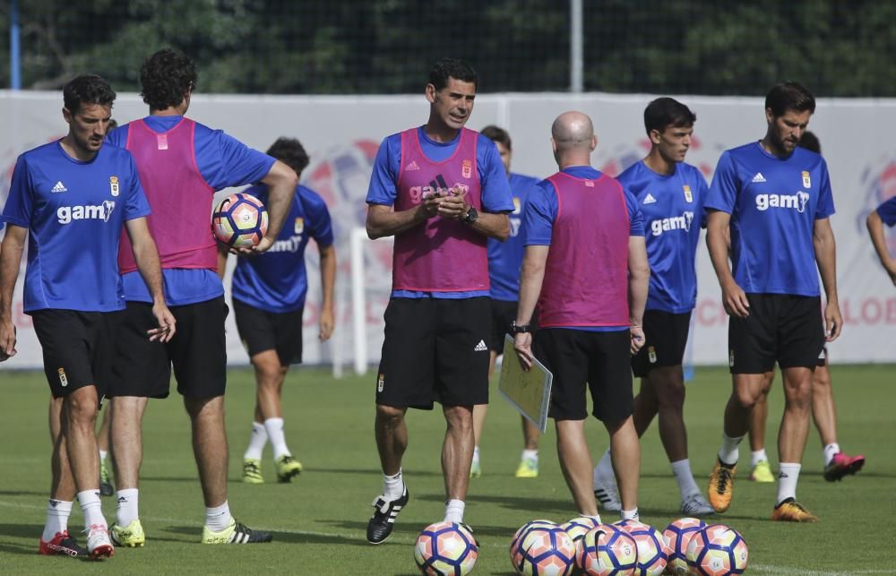 Entrenamiento del Real Oviedo