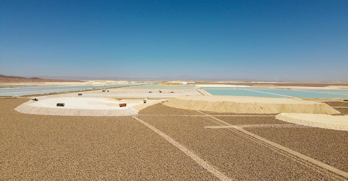Proyecto de SQM en el Salar de Atacama, Chile.