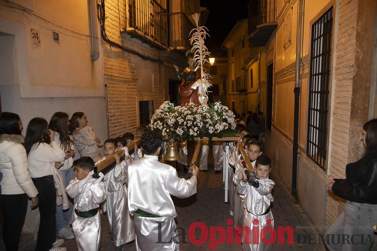 Los niños toman las calles de Caravaca en la procesión de Lunes Santo