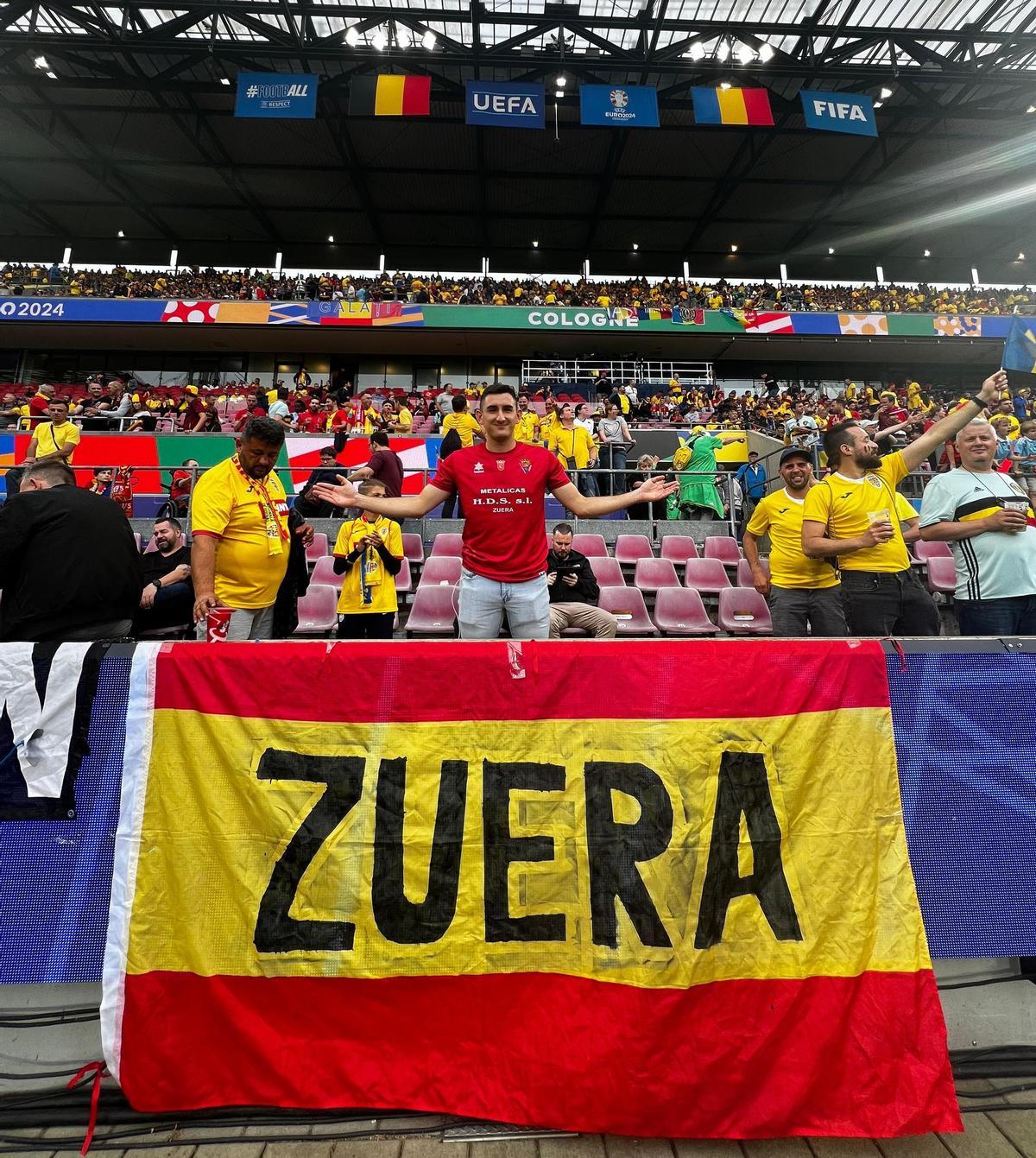 De Zuera a la Eurocopa: la historia detrás de la bandera más jaleada en ...
