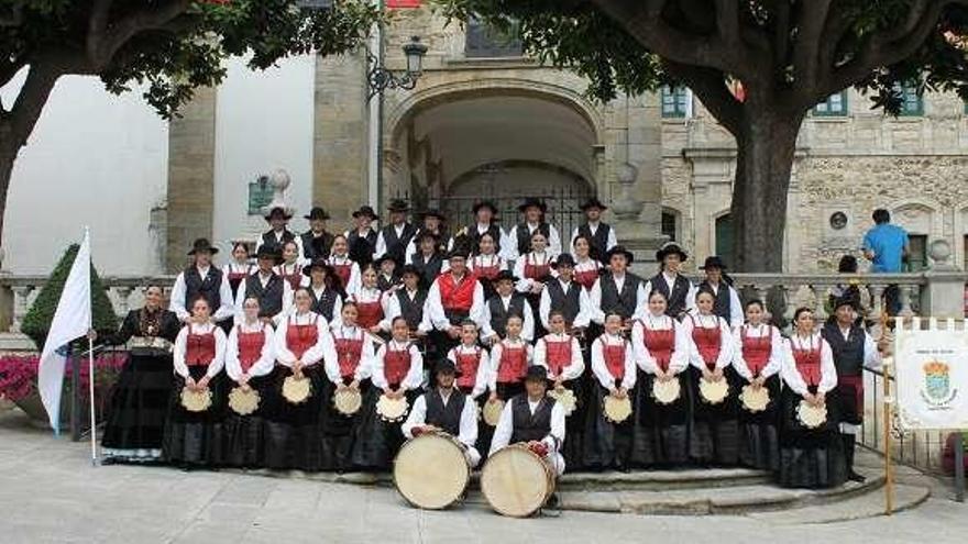 La Banda de Gaitas de Forcarei, en Ortigueira.