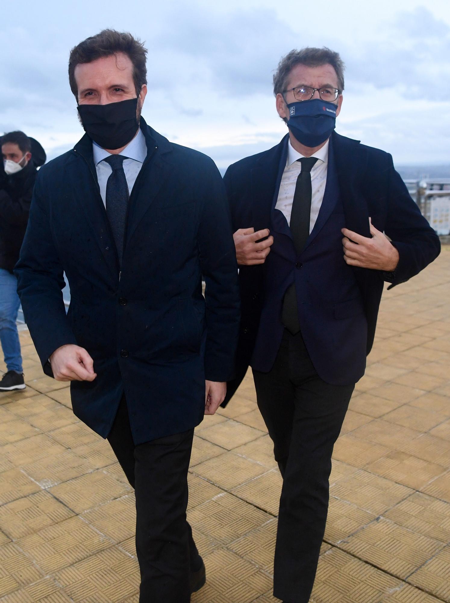 Pablo Casado, en A Coruña