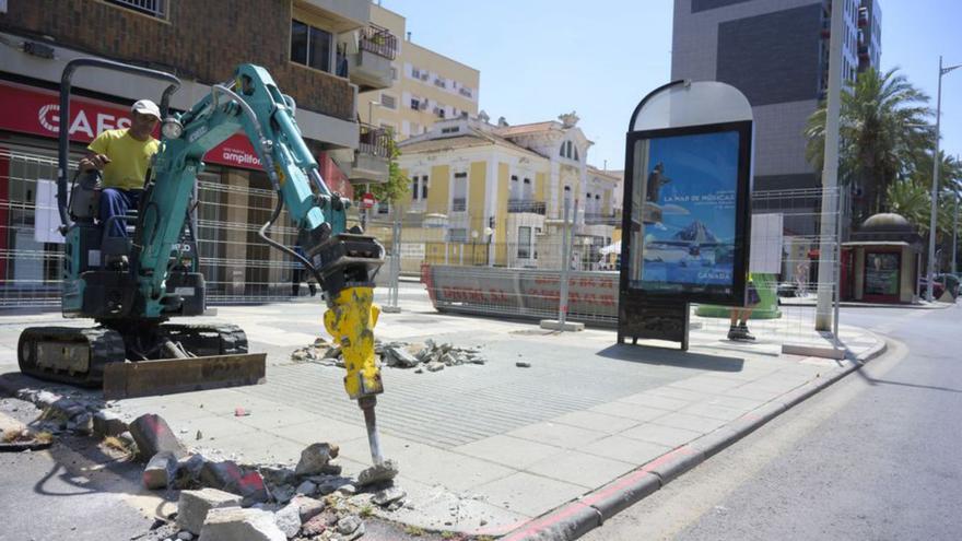 En marcha el servicio de arreglo exprés de calles en Cartagena