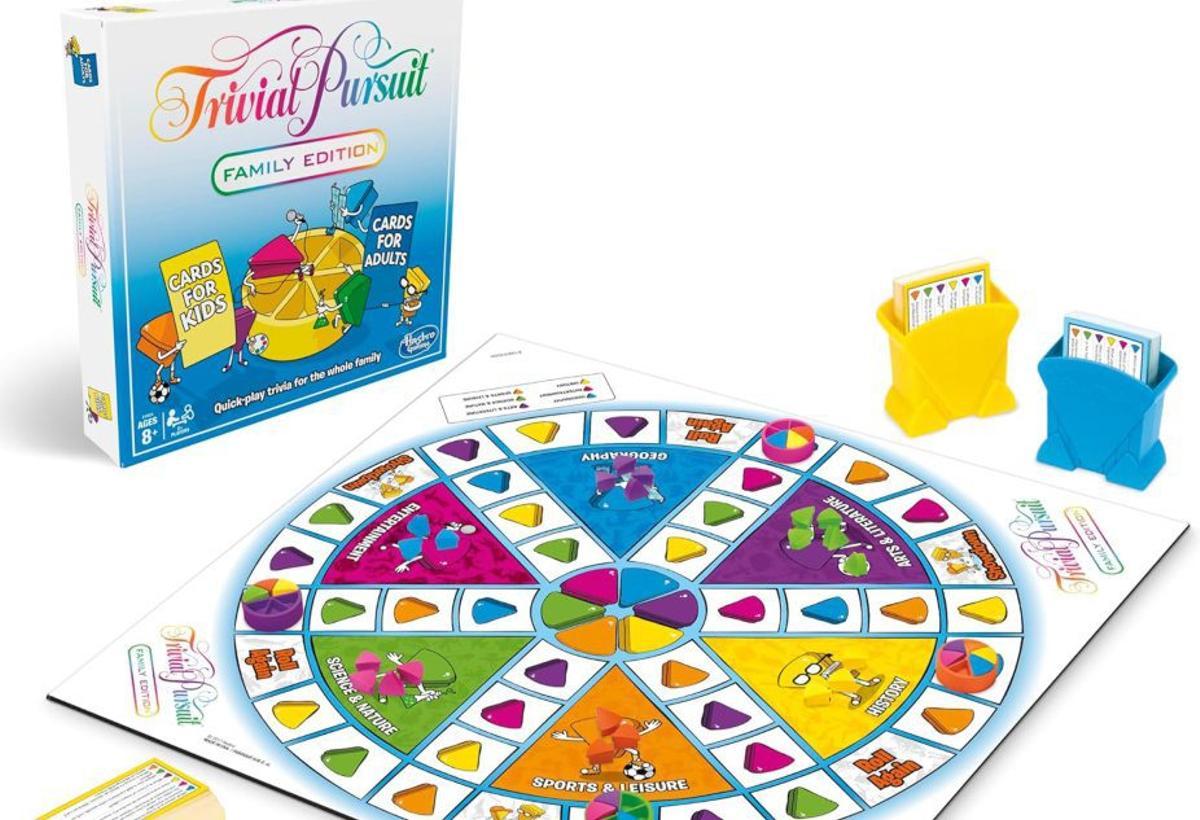 Trivial Pursuit, un clásico ahora con edición familiar. | TRIVIAL PURSUIT