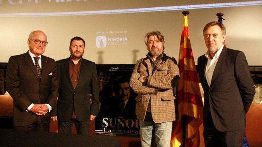 La presentació del documental sobre Josep Suñol.