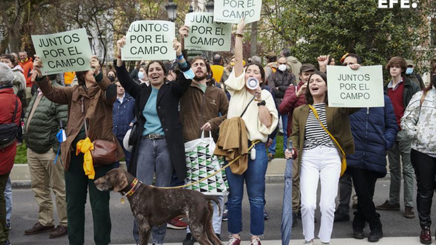 Manifestación en Madrid por la defensa del campo español