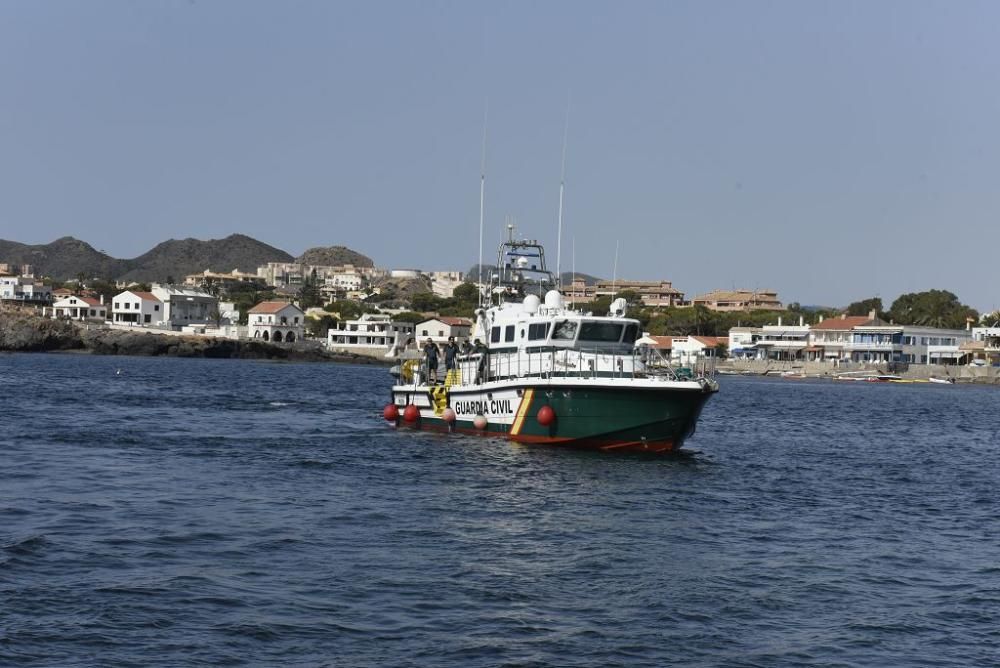 Recuperan parte de un ancla romana en aguas de Cab