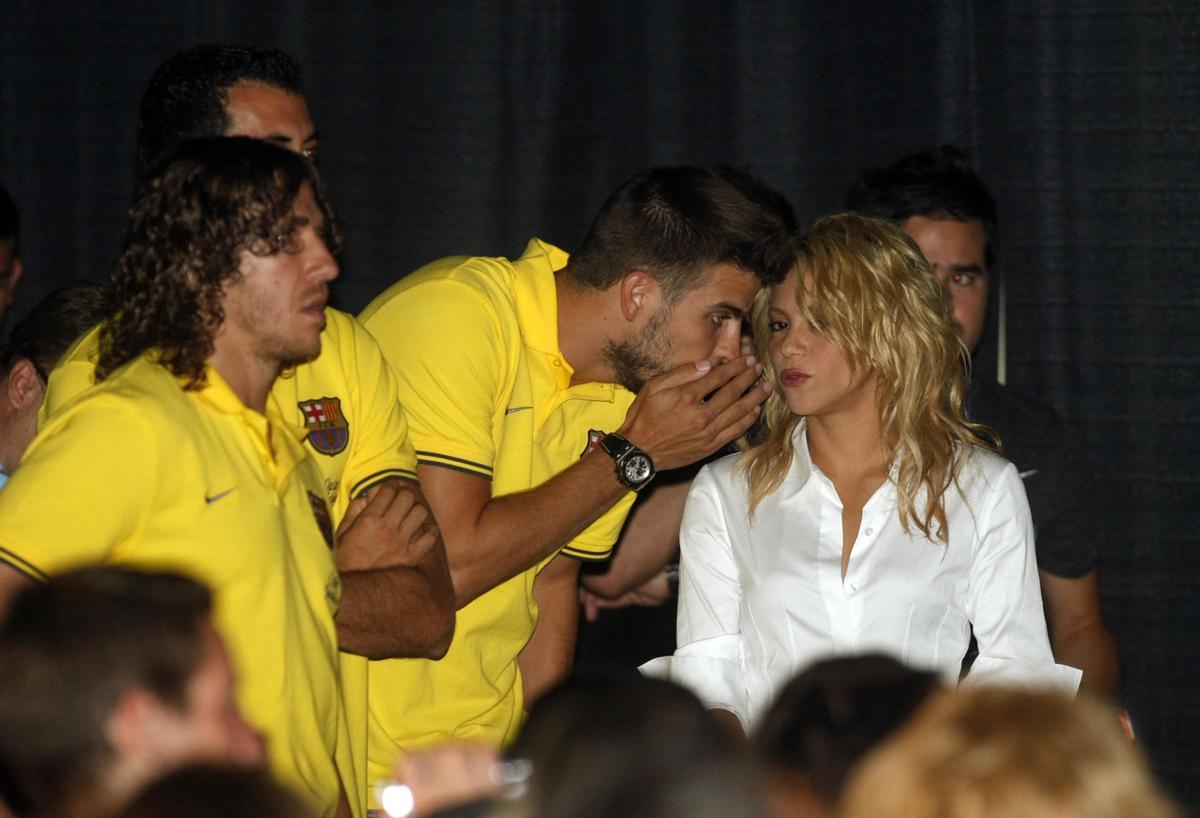 MIAMI PUYOL, GERARD PIQUE , SERGIO BUSQUETS Y SHAKIRA EN LA FUNDACION PIES DESCALZOS FOTOGRAFIA DE MARC CASANOVAS