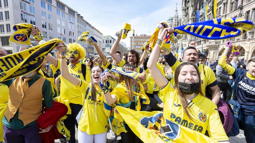 La afición del Villarreal teñirá de amarillo las calles de Liverpool