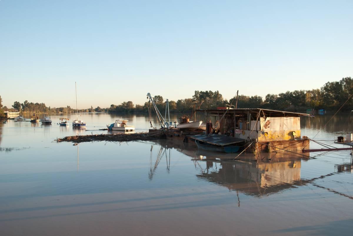 Embarcadero antiguo en Coria del Río