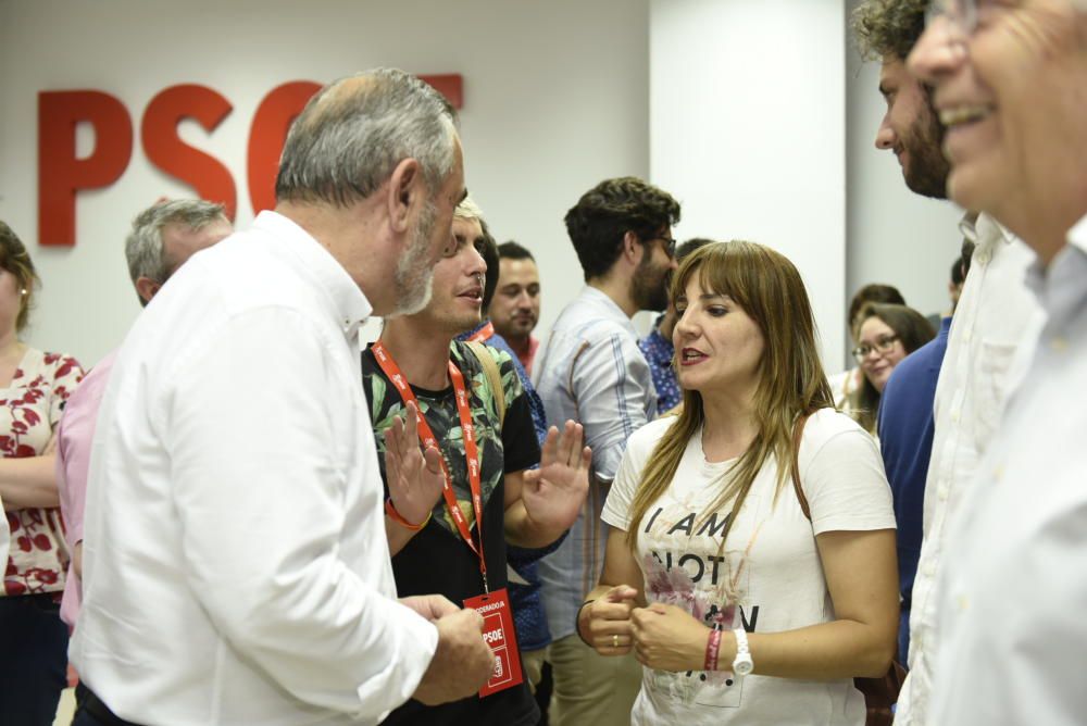 Noche electoral en el PSOE