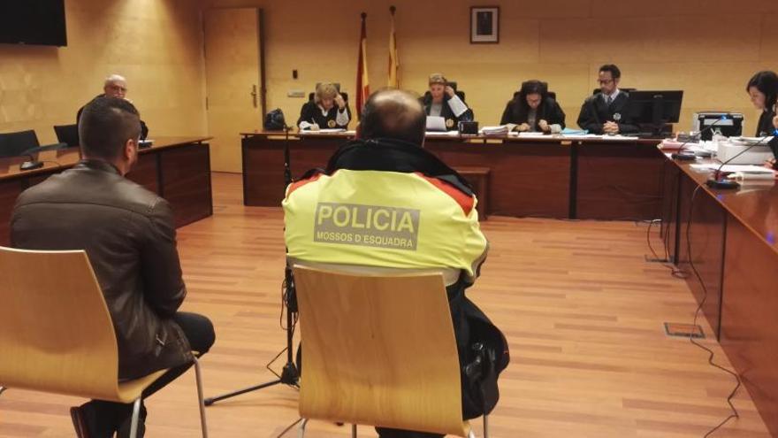 El condemnat, aquest dijous a l&#039;Audiència de Girona.