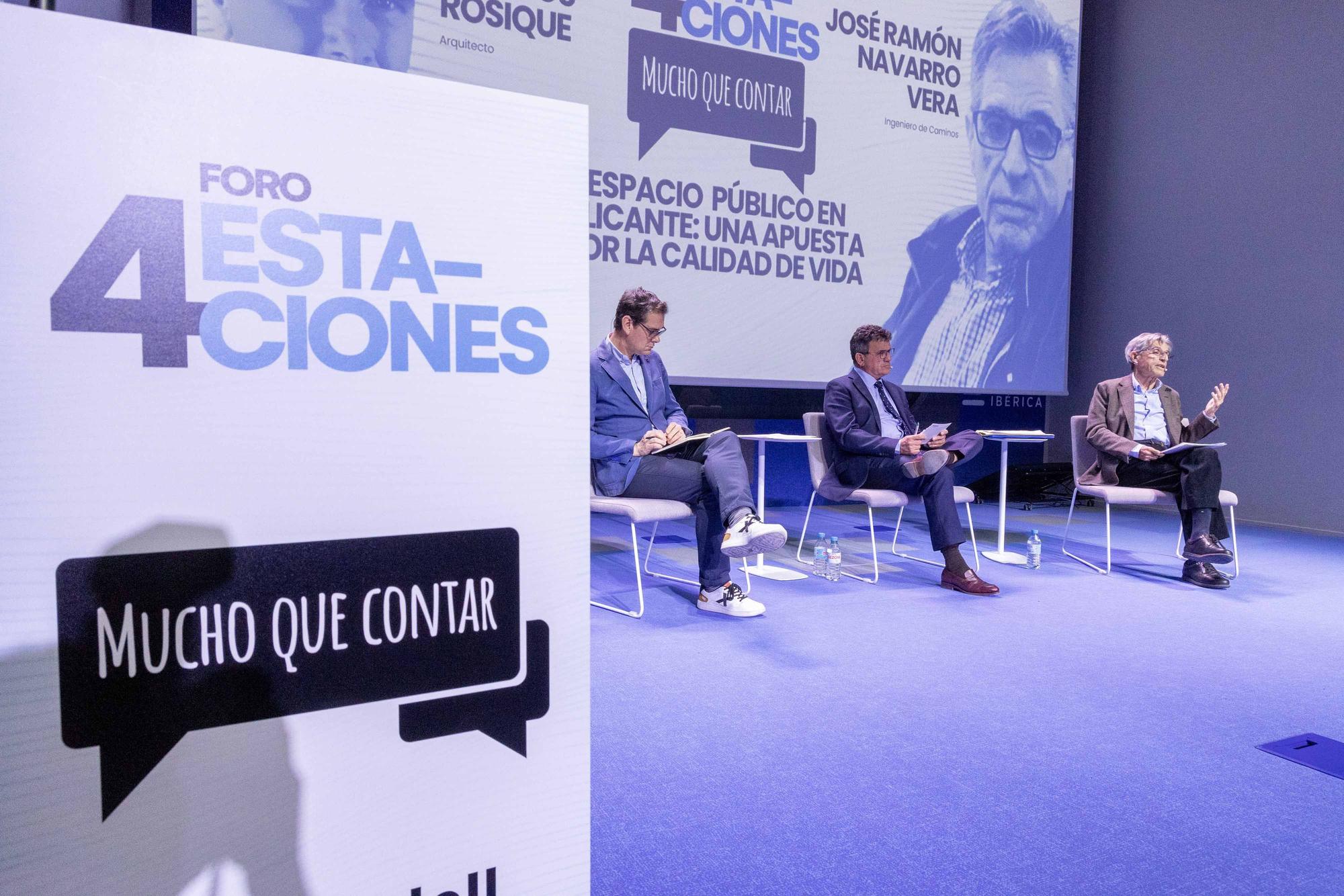 Foro 4 Estaciones, el arquitecto José Luis Campos Rosique y el ingeniero José Ramón Navarro Vera analizan en el Club Información cómo afecta el urbanismo al día a día de la población