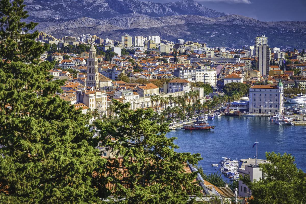El parque Marjan ofrece las mejores vistas de Split.