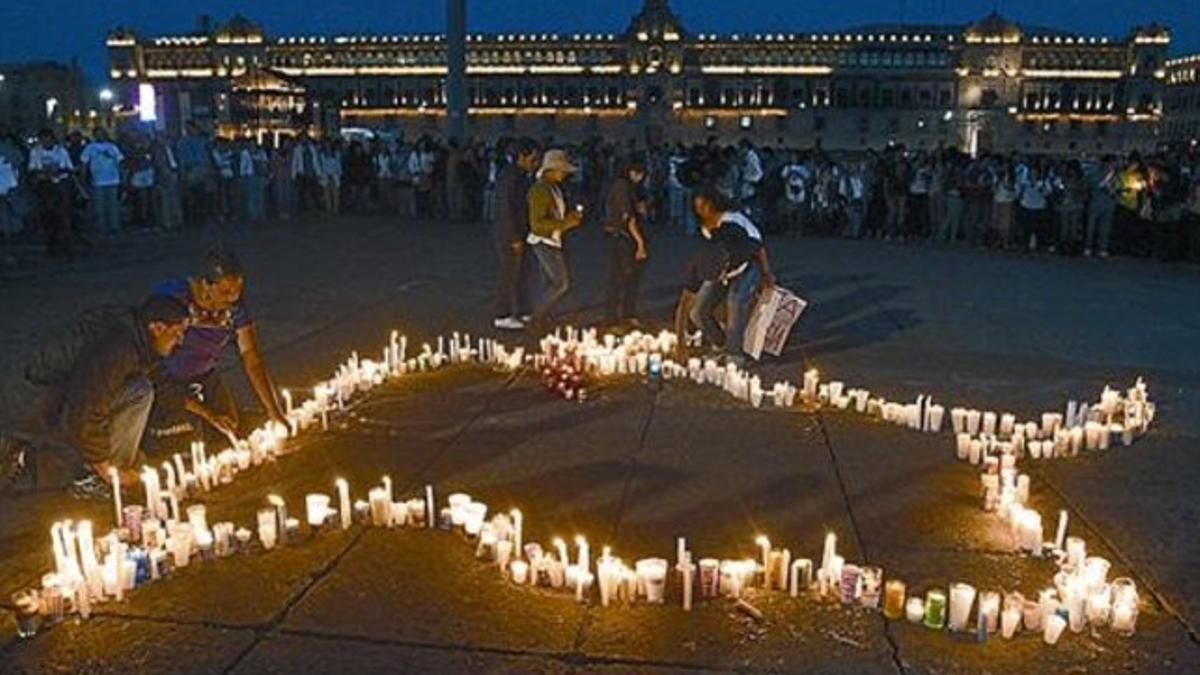 Protesta contra las corridas en México D. F.