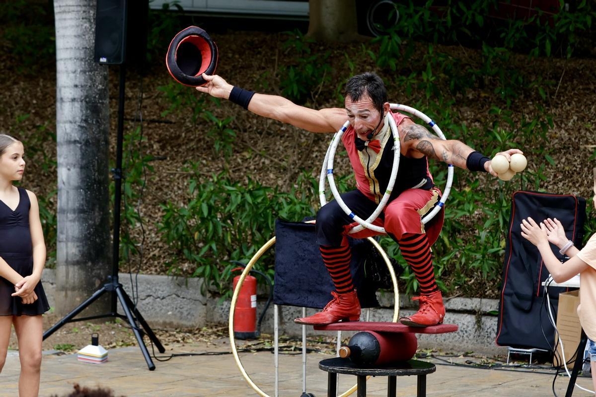 Día Mundial del Circo en el parque Juan Pablo II