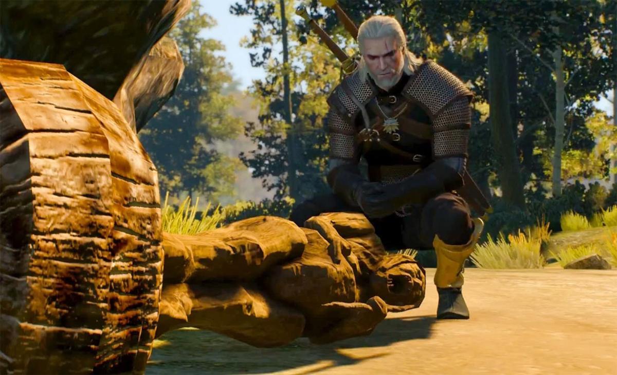 El amuleto inútil en 'The Witcher 3'.