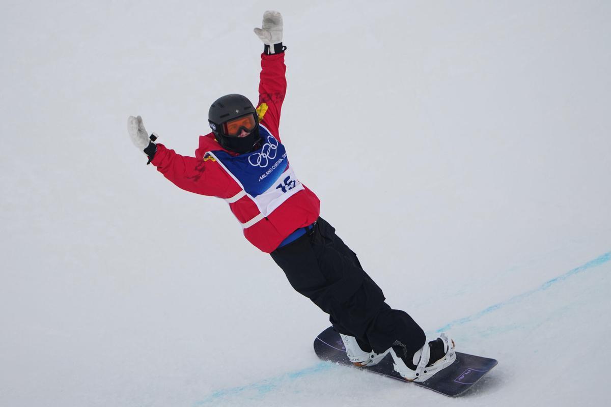 Queralt Castellet celebra su actuación en los Juegos Olímpicos de invierno