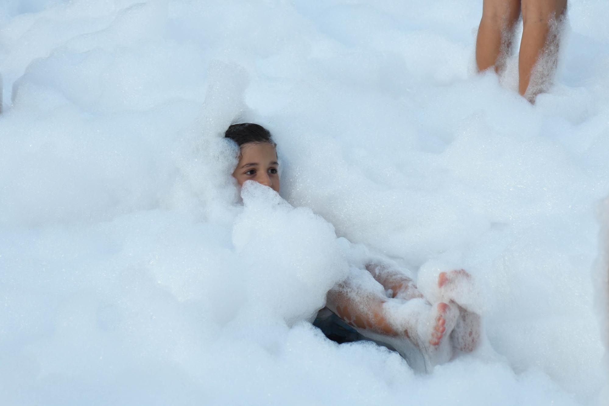 Fiesta de la espuma en Ibiza