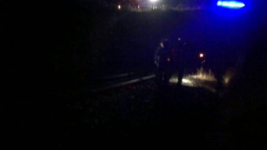 Un maquinista de Renfe herido tras el desprendimiento del túnel ferroviario entre Navarrete y Calamocha