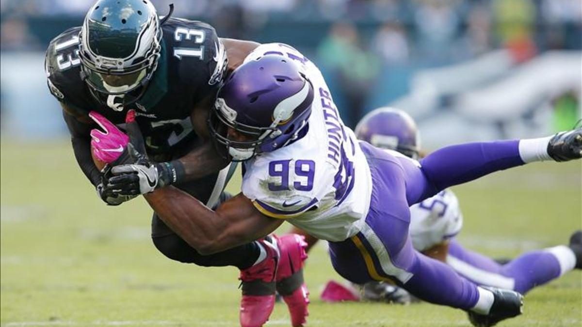 Partido entre los Vikings de Minnesota y los Eagles de Filadelfia