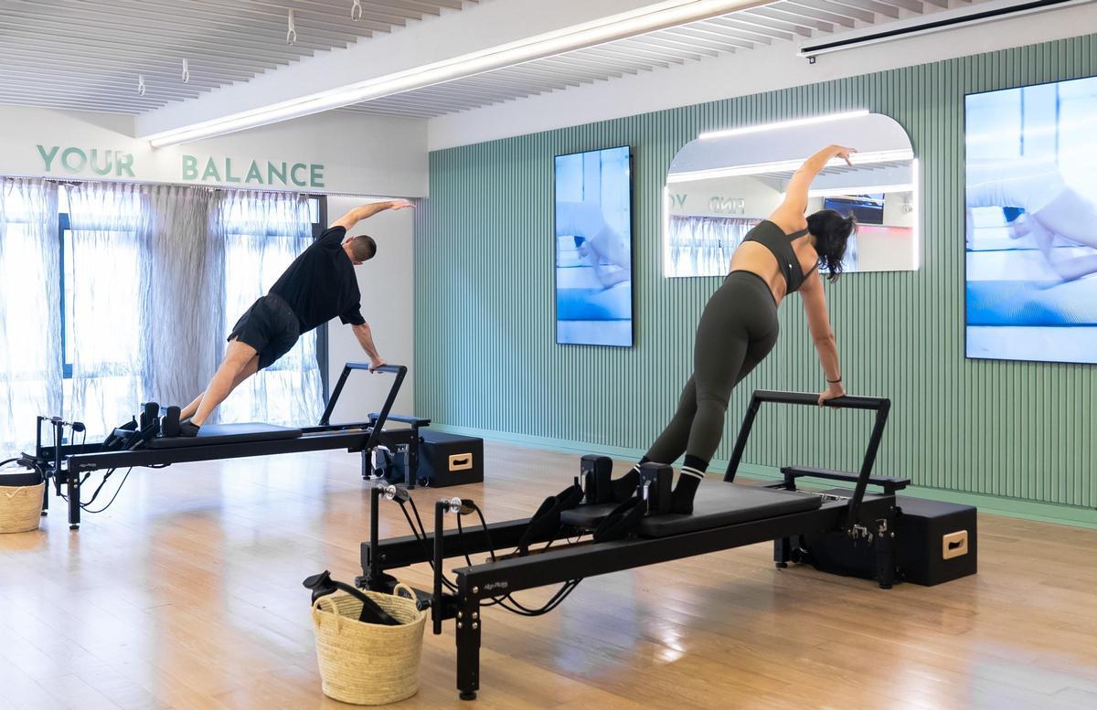 Sala de Pilates reformer, en Tuset.