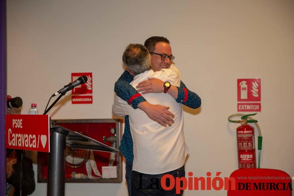 Presentación candidatura PSOE en Caravaca