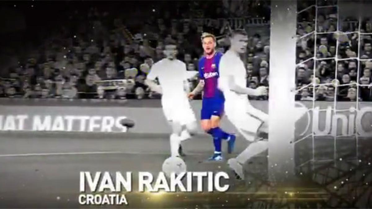 Rakitic, decimonoveno en la lista del Balón de Oro