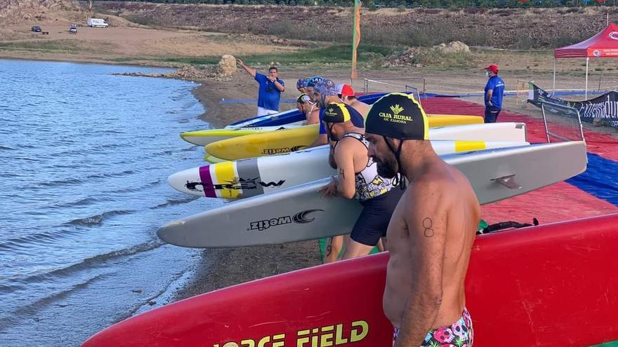 Imagen de una de las pruebas celebradas en el Campeonato de España de Salvamento y Socorrismo en categoría máster