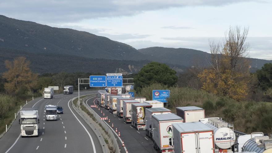 Les cues a la frontera registrades el cap de setmana passat