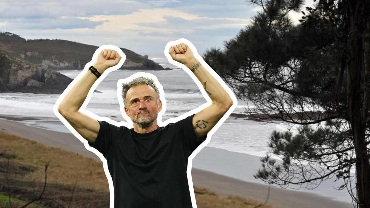 El refugio de Luis Enrique en Asturias