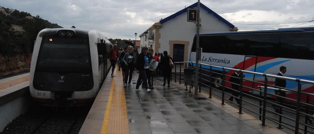 Una de las estaciones del TRAM.