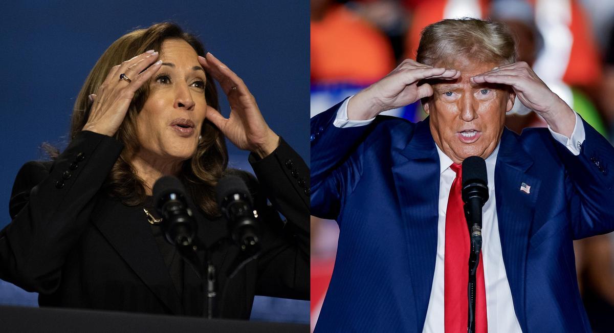 Kamala Harris y Donald Trump.