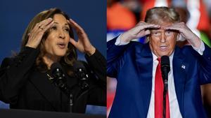 Kamala Harris y Donald Trump.
