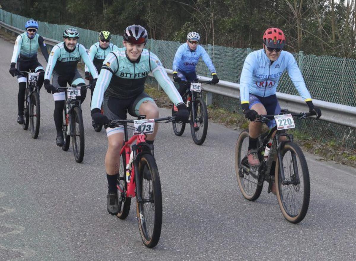 Uno de los grupos que tomó parte en la prueba.