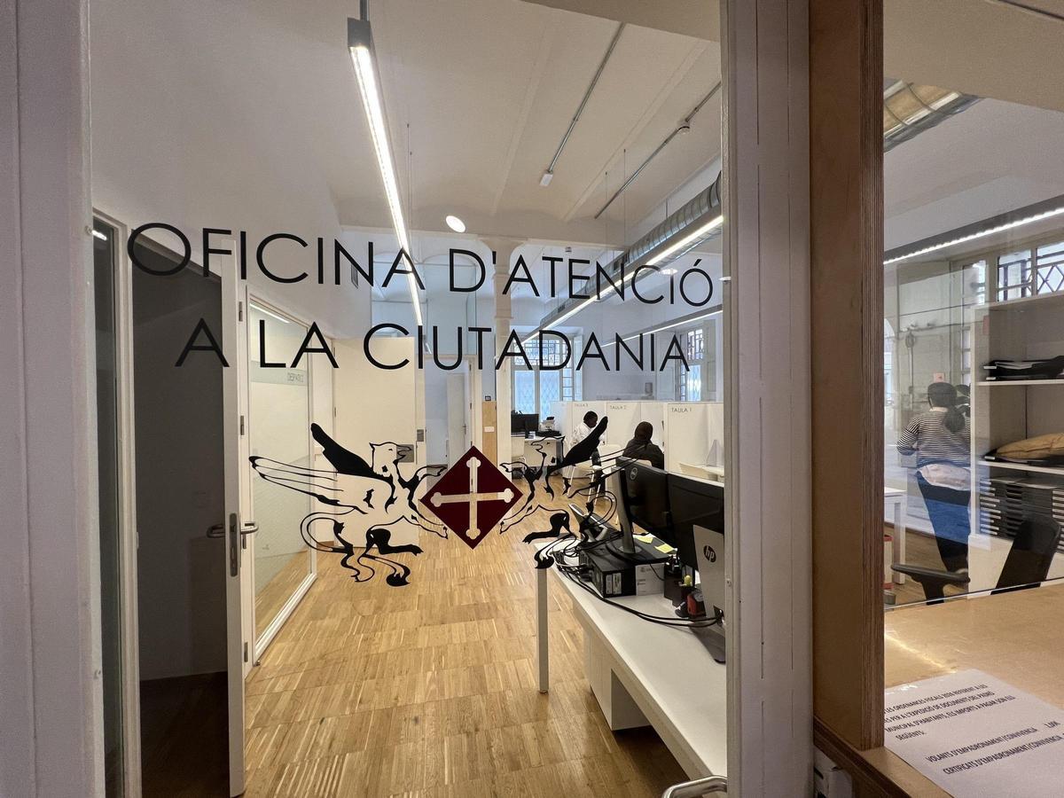 L'oficina des d'on es donarà el servei a la Bisbal.