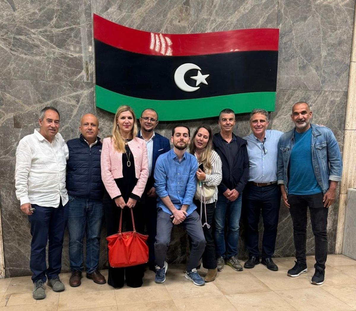 La misión de la Cambra de Comerç de Tarragona que había viajado a Libia.