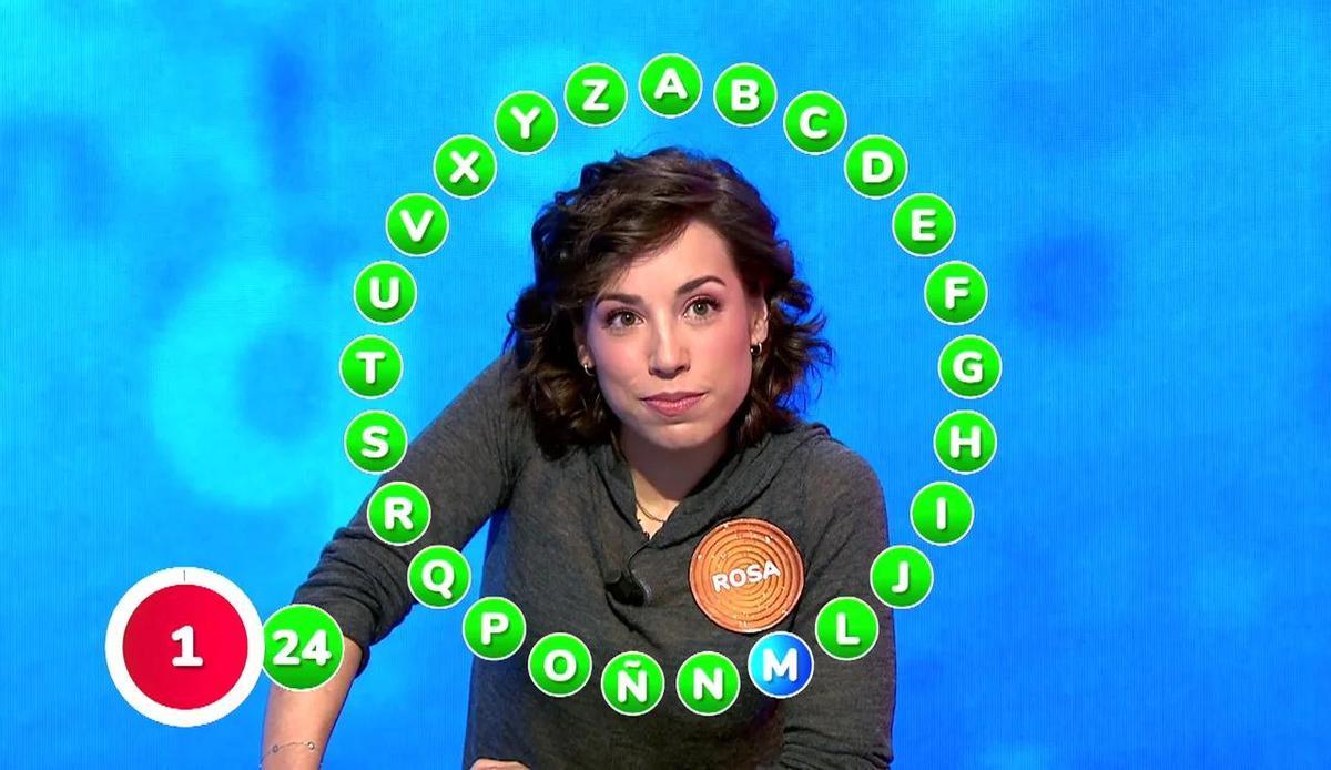 Rosa completó el rosco y ganó el jueves el bote de Pasapalabra